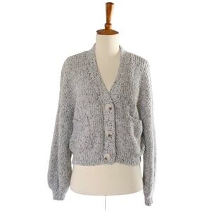 Gray Textured Knit Sweater. medium BB DAKOTA STEVE MADDEN